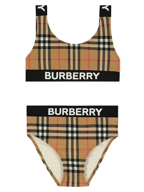 burberry girl bathing suit|Burberry bikini model.